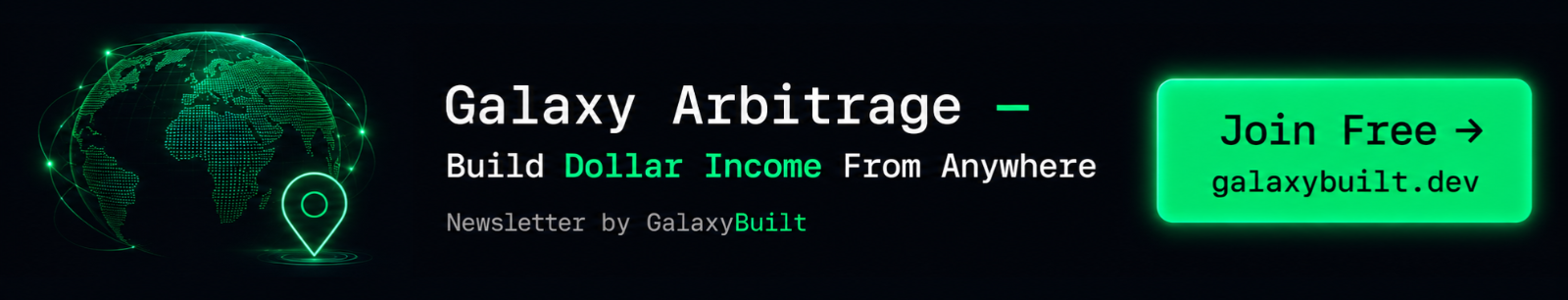 Join the Galaxy Arbitrage Newsletter