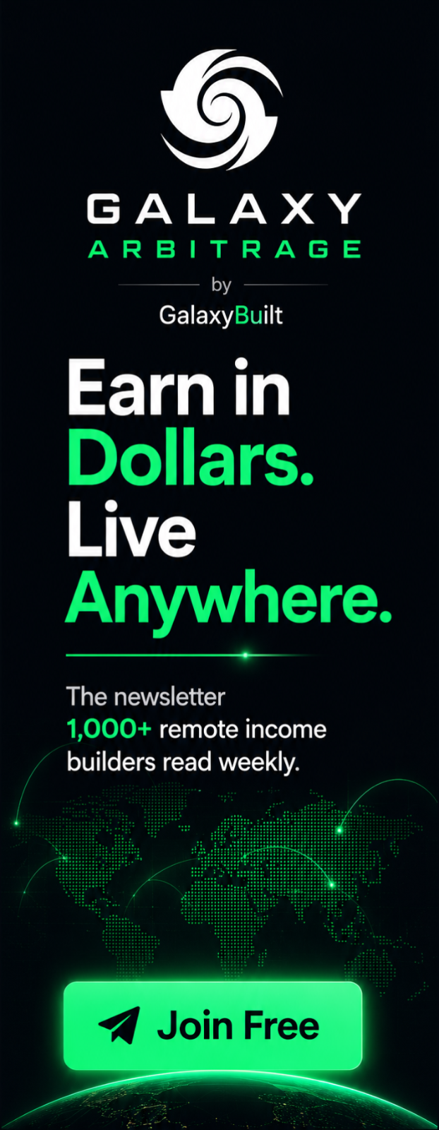 Join the Galaxy Arbitrage Newsletter
