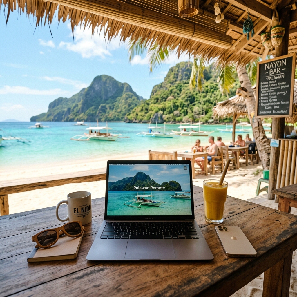 Palawan beach bar